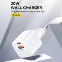 Ładowarka sieciowa Wozinsky CMWCW 20W USB-C / USB-A - biała