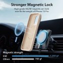 Etui ESR Cloud Kickstand Halolock z MagSafe na iPhone 15 Pro - beżowe