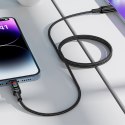 Kabel Acefast C7-03 USB-C USB-C 100W 1.2m z wyświetlaczem - czarny