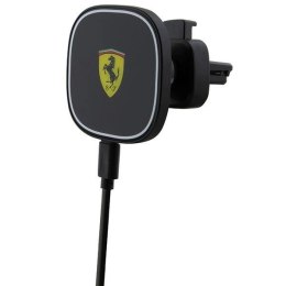 Ładowarka samochodowa Ferrari 2023 Collection MagSafe indukcyjna 15W do kratki nawiewu - czarna