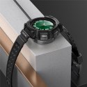 Zestaw etui Supcase Unicorn Beetle Pro i szkło hartowane na Samsung Galaxy Watch 6 Classic (47 mm) - czarne