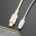 Kabel 2w1 Dudao L7SF USB-C - USB-C / Lightning 100W 1.2m - beżowy