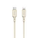 Kabel Dudao L7SCL USB-C - Lightning 30W 1m - beżowy