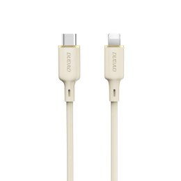 Kabel Dudao L7SCL USB-C - Lightning 30W 1m - beżowy