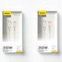 Kabel Dudao L7SCL USB-C - Lightning 30W 1m - beżowy