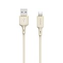 Kabel Dudao L7SL USB-A - Lightning 5A 1m - beżowy