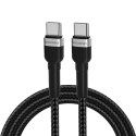 Kabel Wozinsky WNBCC2 USB-C / USB-C PD 65W 2 m - czarny