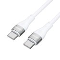 Kabel Wozinsky WSTCC1 USB-C / USB-C PD 65W 1 m - biały