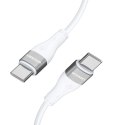 Kabel Wozinsky WSTCC1 USB-C / USB-C PD 65W 1 m - biały