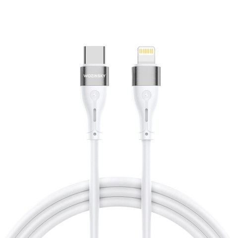 Kabel Wozinsky WSTCL1 Lightning / USB-C PD 27W 1 m - biały