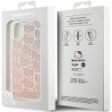 Etui Hello Kitty IML Gradient Electrop Crowded Kitty Head na iPhone 11 / Xr - różowe