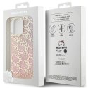 Etui Hello Kitty IML Gradient Electrop Crowded Kitty Head na iPhone 13 Pro / 13 - różowe