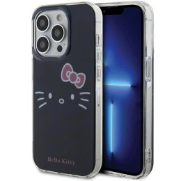 Etui Hello Kitty IML Kitty Face na iPhone 15 Pro - czarne