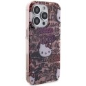 Etui Hello Kitty IML Tags Graffiti na iPhone 13 Pro / 13 - różowe