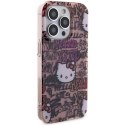 Etui Hello Kitty IML Tags Graffiti na iPhone 15 Pro Max - różowe