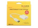 Delock Adapter Displayport 1.2 ->DVI(F)(24+5) 4K White