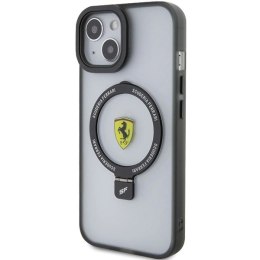 Etui Ferrari Ring Stand 2023 Collection MagSafe na iPhone 15 Plus / 14 Plus - czarne