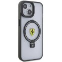 Etui Ferrari Ring Stand 2023 Collection MagSafe na iPhone 15 Plus / 14 Plus - przezroczyste