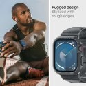 Etui Spigen Rugged Armor Pro na Apple Watch 4 / 5 / 6 / 7 / 8 / 9 / SE (44 / 45 mm) - ciemnoszare