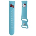 Pasek Hello Kitty Silicone Kitty Head uniwersalny 22mm - niebieski