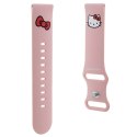 Pasek Hello Kitty Silicone Kitty Head uniwersalny 22mm - różowy