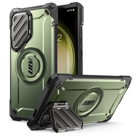 Etui Supcase UB XT Mag z MagSafe na Samsung Galaxy S24 Ultra - zielone