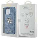 Etui Guess 4G Big Metal Logo na iPhone 15 Pro Max - niebieskie