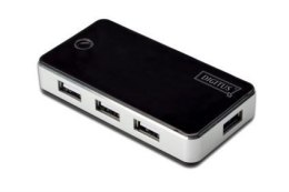 Digitus Hub USB DIGITUS DA-70222 7xUSB 2.0, aktywny, czarny