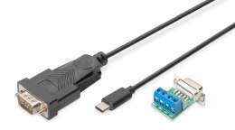 Digitus Kabel adapter DIGITUS USB 2.0 HighSpeed Typ USB C/RS485 M/M czarny 1m