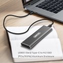 Unitek Obudowa USB3.1 Gen2 Typ-C - M.2 SSD PCIe/NVMe; S1201A