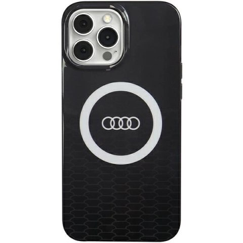 Etui Audi IML Big Logo MagSafe na iPhone 13 Pro / 13 - czarne