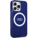 Etui Audi IML Big Logo MagSafe na iPhone 13 Pro / 13 - niebieskie