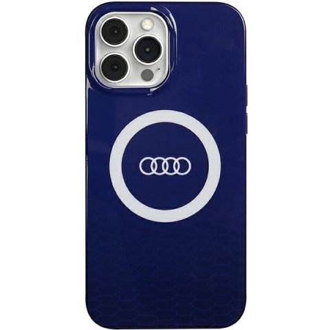 Etui Audi IML Big Logo MagSafe na iPhone 13 Pro Max - niebieskie