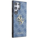 Etui Guess 4G Big Metal Logo na Samsung Galaxy S24 Ultra - niebieskie