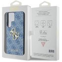 Etui Guess 4G Big Metal Logo na Samsung Galaxy S24 Ultra - niebieskie