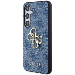 Etui Guess 4G Big Metal Logo na Samsung Galaxy S24+ - niebieskie