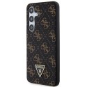 Etui Guess 4G Triangle na Samsung Galaxy S24 - czarne