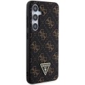 Etui Guess 4G Triangle na Samsung Galaxy S24 - czarne