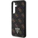 Etui Guess 4G Triangle na Samsung Galaxy S24 - czarne