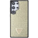 Etui Guess Rhinestone Triangle na Samsung Galaxy S24 Ultra - złote