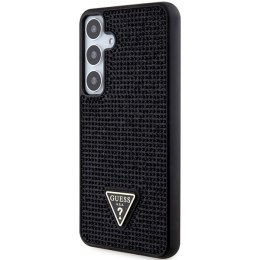 Etui Guess Rhinestone Triangle na Samsung Galaxy S24+ - czarne