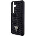 Etui Guess Rhinestone Triangle na Samsung Galaxy S24+ - czarne