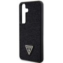 Etui Guess Rhinestone Triangle na Samsung Galaxy S24 - czarne