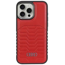 Etui Audi Synthetic Leather z MagSafe na iPhone 14 Pro Max - czerwone