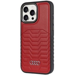 Etui Audi Synthetic Leather z MagSafe na iPhone 14 Pro Max - czerwone