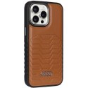 Etui Audi Synthetic Leather z MagSafe na iPhone 15 Pro Max - brązowe