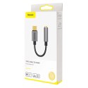 Adapter Baseus L54 do słuchawek USB-C / mini jack 3.5mm DAC 24 bit 48 KHz - szary