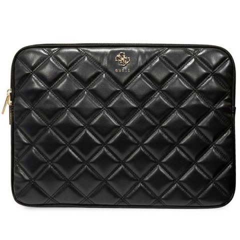 Pokrowiec Guess Quilted 4G na laptopa 16" - czarny