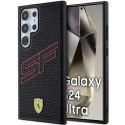 Etui Ferrari Big SF Perforated na Samsung Galaxy S24 Ultra - czarne