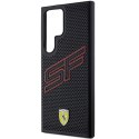 Etui Ferrari Big SF Perforated na Samsung Galaxy S24 Ultra - czarne